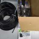 240FT Drip Irrigation System for Garden: 1/2" Quick Connect PE Tubing Automatic Water Sprinkler Kit Adjustable Misting Part 1/4" Watering Hose for Outdoor Raised Bed Plants Flower Yard Greenhouse