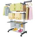 PurKeepFolding Drying Rack, Clothes Air Drying Rack for Large Family