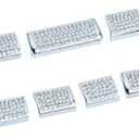 Air Conditioning Control Switch Button Cover Crystal Decals Compatible with Mercedes Benz C GLC Class W205 X253