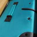 SWISSGEAR Sion Softside Expandable Spinner Luggage Durable Lightweight Travel Suitcase, Teal, Checked-Large 29-Inch