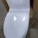 Deer Valley DV-1F026R Elongated One Piece Toilet with ADA Comfortable Seat Height, Dual Flush 1.1/1.6 GPF, Powerful & Quiet Modern Toilet for Bathroom, 10" Rough-In