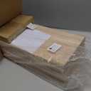 WOPITUES Wood Floating Shelves Set of 6, Shelves for Wall Decor, Farmhouse Shelf for Bedroom, Bathroom Storage Shelves, Book Shelves for Living Room - Rustic Brown (16.5 Inch)