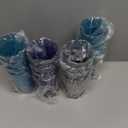 US Acrylic Splash [Set of 16] 18 ounce Plastic Stackable Water Tumblers in 4 Coastal Colors Value Set of Drinking Cups, Reusable, BPA-free, Made in the USA, Top-rack Dishwasher Safe