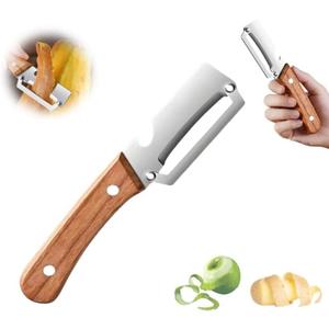 Multi-Functional Vegetable Peeler for Kitchen, with Ergonomic Non-Slip Handle, Good Sturdy, 2 in 1 Fruit Peeler and Bottle Opener, best for potato, vegetable, apple, carrot and more(1pcs)