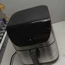 Gourmia Air Fryer - 8 Qt Extra Large Capacity, FryForce360, Digital Display with 12 Presets, Roast, Bake, Broil, Dehydrate, Dishwasher Safe Accessories, Stainless Steel