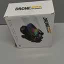 Flymevac Drone with Camera, Dual 720HD, Drone for Kids with Cool Lights, Gestures Control, Vertical Shooting, Waypoint Flight, Gravity Control, 3D Flip, 3-Speeds, Drones for Adults, Beginners, Kids