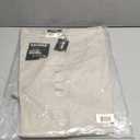 Savane Mens Geo Khaki Expandable Waistband Chino Pants 36W 32L