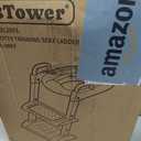 HBTower Potty Training Seat with Step Stool Ladder for Toddlers, Adjustable Kids Toilet Seat with Splash Guard, Anti-Slip Pads & Safety Handles, Comfortable Potty Chair for Boys & Girls (Grey)