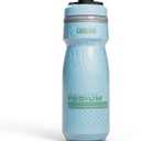 CamelBak Podium Chill Insulated Bike Squeeze Water Bottle, Cold Retention for Cycling, 21oz, Crystal Blue