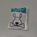 CuteBone Happy New Year Dog Dresses Velvet Holiday Small Dogs Clothes Onesie Pet Apparel Girl Puppy Skirt with Bow Hair Rope CVA56XXS-D