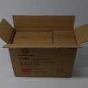 Famiware Nebula Plates and Bowls Sets for 4, 12 Pieces Stoneware Dinnerware Set, Microwave and Dishwasher Safe Dishes Set, White with Black Rim