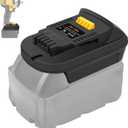 MIL18DL Battery Adapter for Milwaukee Battery Convert to for Dewalt Tool Use, Convert for Milwaukee M18 18V Batteries to for Dewalt Power Tool Use(Adapter Only)