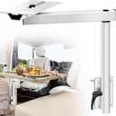 RV Adjustable Table Leg, 360 Degree Rotation Aluminum Alloy Removable RV Table Leg, Height Adjustable RV Table Leg Bracket for Caravan Motorhome Yachts, Easy to Install