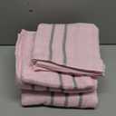 MyOwn Ultra Soft 6 Pack Cotton Towel Set, Contains 2 Bath Towels 28x55 inch, 2 Hand Towels 16x24 inch & 2 Wash Coths 12x12 inch, Ideal Everyday use, Compact & Lightweight - Pink, 71662
