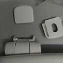 KOHLER Stonewood Quiet-Close, Elongated Toilet Seat Soft Close, Durable Wood, Easy Installation, Universal Fit, Home Essentials, White Finish, K-20466-0