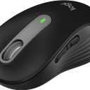 Logitech Wireless Mouse Signature M650 L Full Size - Large Hand Size, 2-Year Battery, Silent Clicks, Customizable Buttons, Bluetooth, PC/Mac/Chromebook - Black, Right-Handed