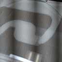 Coffee Table for Living Room Mid Century Modern Center Table with Glass Top, Walnut Transparent (32 Inch)