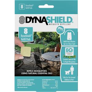DynaTrap DynaShield Repellent Refill Pads - Official Refill Pads for DynaShield Mosquito Repellent - DS1000R8SR, 8 Pack