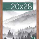MCS Museum Poster Frame 20x28 Medium Oak Woodgrain, Vertical & Horizontal Wall Hanging Large Picture Frame for Photos, Posters & Art Prints (1-Pack)
