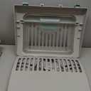 SportPet Designs Sport Pet Foldable Travel Cat Carrier with A Waterproof Bed - Front Door Plastic Collapsible Carrier, Gray (CM-10064-CS01) (18.5"L x 14.3"W x 15.3"H)