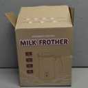 Milk Frother, 4-in-1 Electric Milk Steamer, 350ml/11.8oz Automatic Frother Machine for Coffee, Warm and Cold Foam, Temperature Control for Latte, Cappuccino, Hot Chocolate