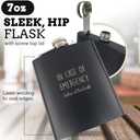 Funny Dad Wedding Gift from Bride, Wedding Gift for Dad, Gifts for Father of the Bride, Father from Daughter Flask, In Case of Emergency Flask