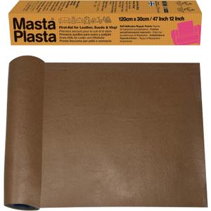 MASTAPLASTA Original Leather Repair Tape - Tan 47.5in x 12in (120 x 30cm). Upholstery-Quality. Quick and Easy Leather Repair Patch Self Adhesive for Couch, Leather Patches for Car Seats