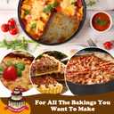 HIWARE 8 Inch Non-stick Springform Pan with Removable Bottom - Leakproof Cheesecake Pan