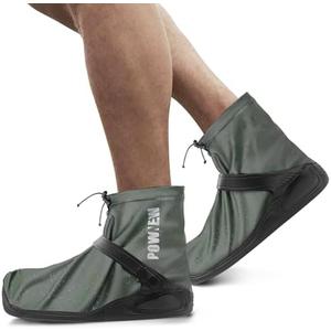 POWNEW Waterproof Rain Shoe Covers for Men and Women(XL-X Lage) XL