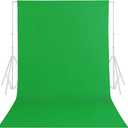 Green Screen Backdrop, 3 X 5ft Greenscreen Background for Photoshoot, Small Green Screen Fabric Sheet for Photo Studio, Backdrop Cloth Photography Background for Video Recording