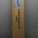 Sportneer Camping Cot: 78.3"x28.7"x14.6" Comfort Cot Bed for Camping Traveling Guest Bed, Sleeping Cots for Adults with Side Pockets & Storage Bag - Ease of Assembly, Support 330 Lbs (Black)