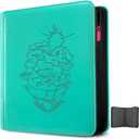 Ravaver Toploader Binder, Oversized 9 Pocket 252 Top loaders Holder, Green, Large