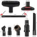 10 Pcs Vacuum Attachments & Brushes for Shark Navigator Lift-Away NV350 NV352 NV355 NV356E & Rotator NV500, Rocket HV301 HV322 HV371 Series Upright Vacuum, 1 1/4" (32mm) Vacuum Accessories Set