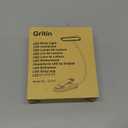 Gritin Rechargeable Book Light for Reading in Bed with 19 LED &Memory Function-Eye Caring 3 Color Temperatures,5 Brightness Levels,90 Hrs Runtime Flexible Goose Neck Clip on Light for Book Lovers (Black)