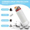 2 x yoelike Grid Silicone Boot for Owala Water Bottle, Anti-Slip Protective Sleeve for FreeSip/Twist/Flip, Bottom Bumper Cover for Watter Bottle Accessories (32 Ounces, Diamond - pink)