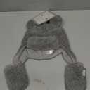 Tadpoles Super Soft Plush Sherpa Hat & Mittens Set, Grey