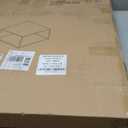 Glass Coffee Table Modern Center Table,Minimalist Coffee Table Sofa Side Tea Table for Living Room,Tempered Glass-top with Sturdy Metal Frame, Easy Assembly,26.4 x 26.4 x 15.7 Inches, Black