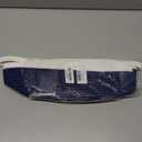 Yeeeasy Small Woven Basket with Gift Bags and Ribbons Cute Baskets for Gifts Empty 12"x8"x5" Small Rope Toy Basket for Babies Baskets for Storage, White & Navy Blue