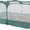 Foldable Portable Pet Playpen, Pop-Up Breathable Mesh Small Animal Cage with Transparent Walls & Bottom, Outdoor Indoor Small Animal Enclosures Tent for Lizards,Cats,Chickens,Rabbits (2M)