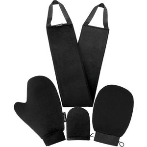 Self Tanning Mitt Applicator Kit 4 in 1 Self Applicator Set with Exfoliating Glove,Tan Mitt Applicator, Tanning Back Lotion Applicators for Your Back,Face Mitt for Tanning Lotion, Spray, Mousse