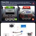 DSP 46EQ 5GhzWiFi 8Core 4G 64G for Honda Fit Jazz 2004-2010 Car Stereo Radio with Wireless CarPlay/Android Auto//9inch 1280x720P IPS Touchscreen/Canbus/5.0Bluetooth/GPS/Mirror Link/Rear Camera