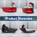 Silscvtt Driver Side Outer Rear Brake Tail Light Assembly Replacement for Toyota Sienna 2015-2020 Base/L/LE/XLE/Limited Models Red Lens Left Tail Lamp 8156008050 TO2804123