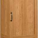 Sauder Miscellaneous Storage Cabinet/ Pantry cabinets, Highland Oak finish, L: 17.99" X W: 13.94" X H: 60.00"