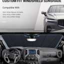 Windshield Sunshade for Nissan Armada 2017-2024, for Infiniti QX80 2014-2024, for Infiniti QX56 2011-2013 - Safeguard Upgraded