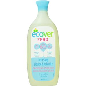 Ecover Dish Soap Liquid Zero, Fragrance Free, 25 Fluid Ounce, Pack of 4 