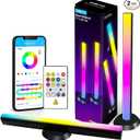 DAYBETTER Smart LED Light Bars, RGB Light Bar, 14 Inches TV Backlights with Scene and Music Modes, Smart Light Bars with Multiple Placement Options, Mood Lighting, PC Gaming Light Bar for Room Decor