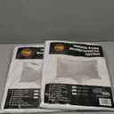 4 Pack 100% Brushed Microfiber Pillow Protector Shams (White, Standard)