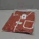 ZESICA Womens Corduroy Shacket Jacket Long Sleeve Button Down Shirt Oversized Blouses Tops with Pockets (Medium, Rust)