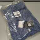 Men's Polyester Blend Slim Fit Short Sleeve Casual Henley Shirt (Blue, XL)