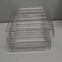 2-Tier Paper Organizer for Desk, Stackable Desk Organizer Paper Tray, Ideal for Office Supplies, A4 Storage (Clear, 2-Tier)